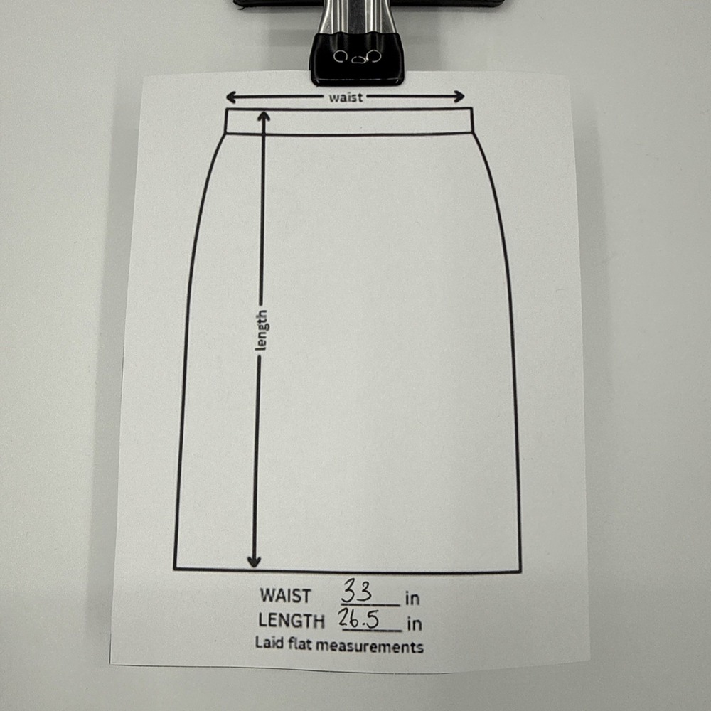 Boden Straight Denim Midi Denim Skirt Boho Grunge Western Cottagecore Chic Sz 12 - Picture 8 of 8